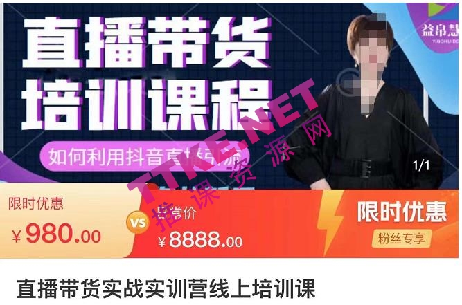 直播带货实训营：话术技巧+销售技巧+底层数据逻辑快速开启直播带货之路