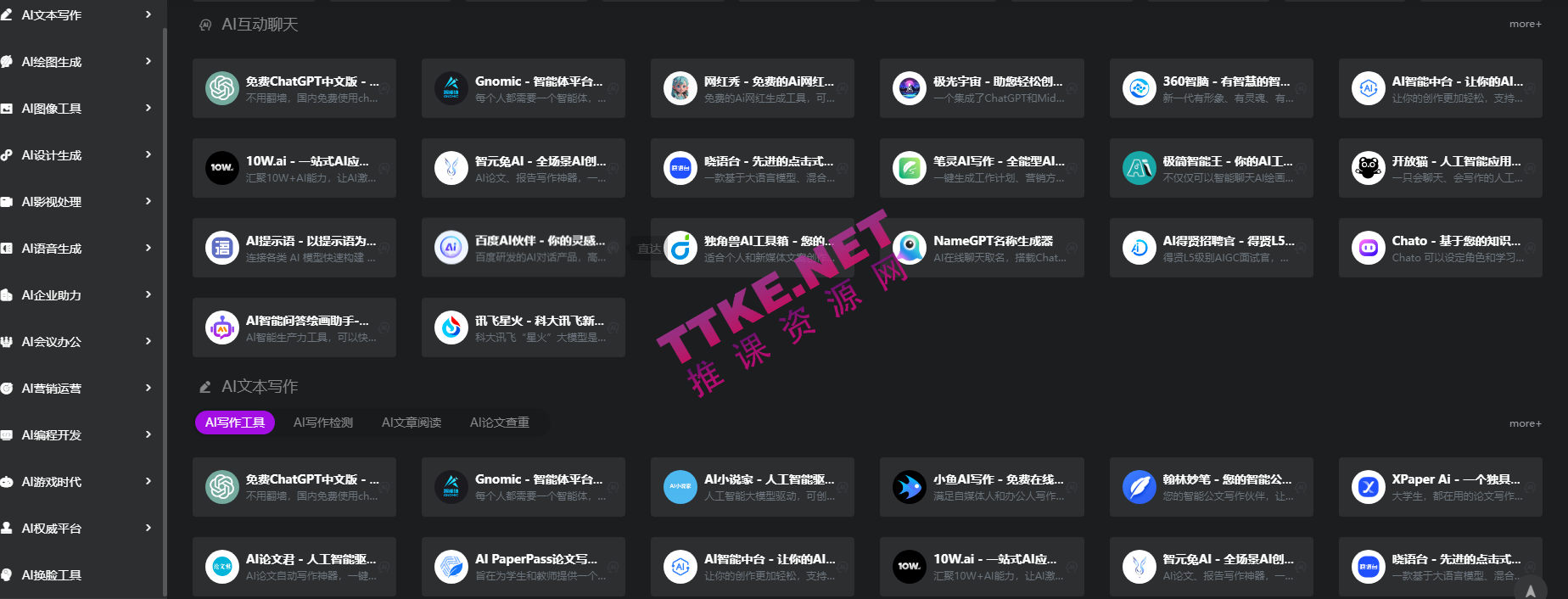 自用AI导航网站源码，WordPress系统网站模板，整站打包出售